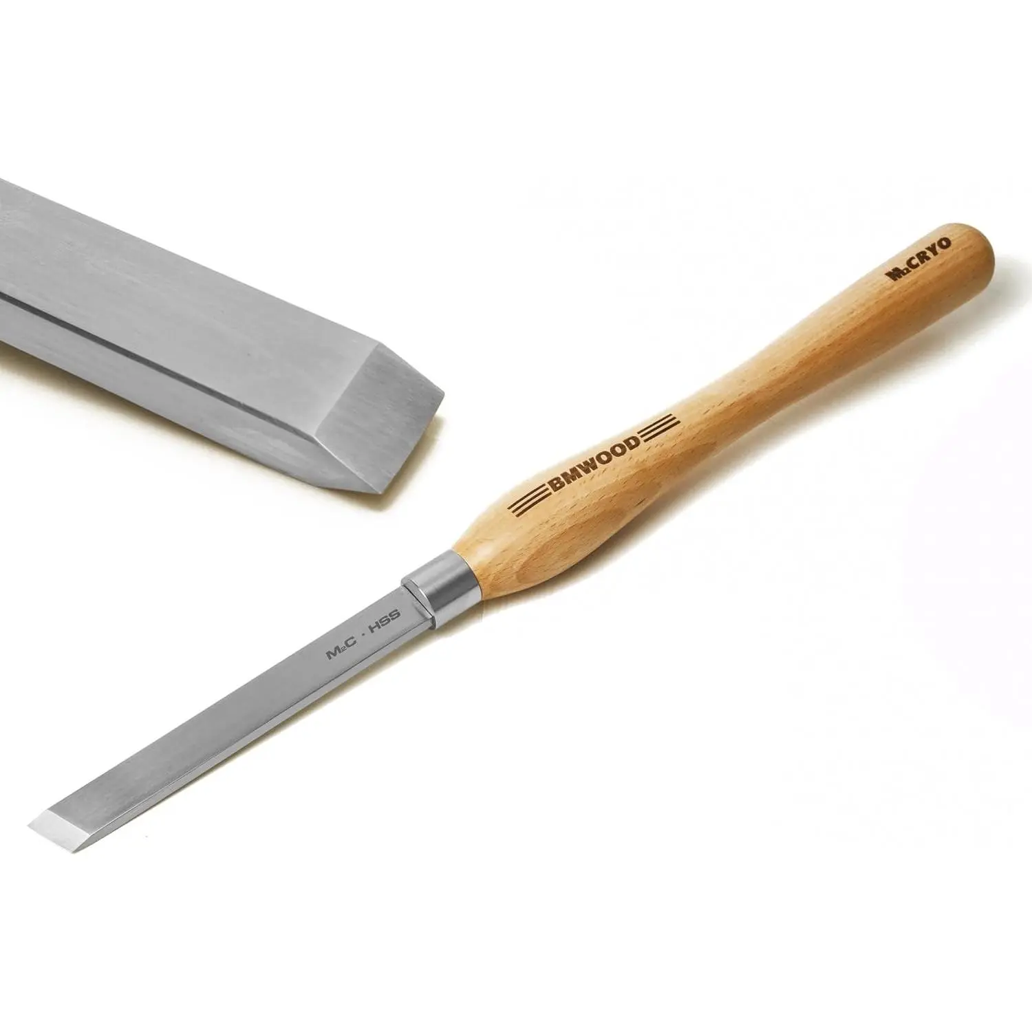 Cryo M2 HSS 25mm Skew Chisel with 15" Handle, Woodlathe Chisels and Tools