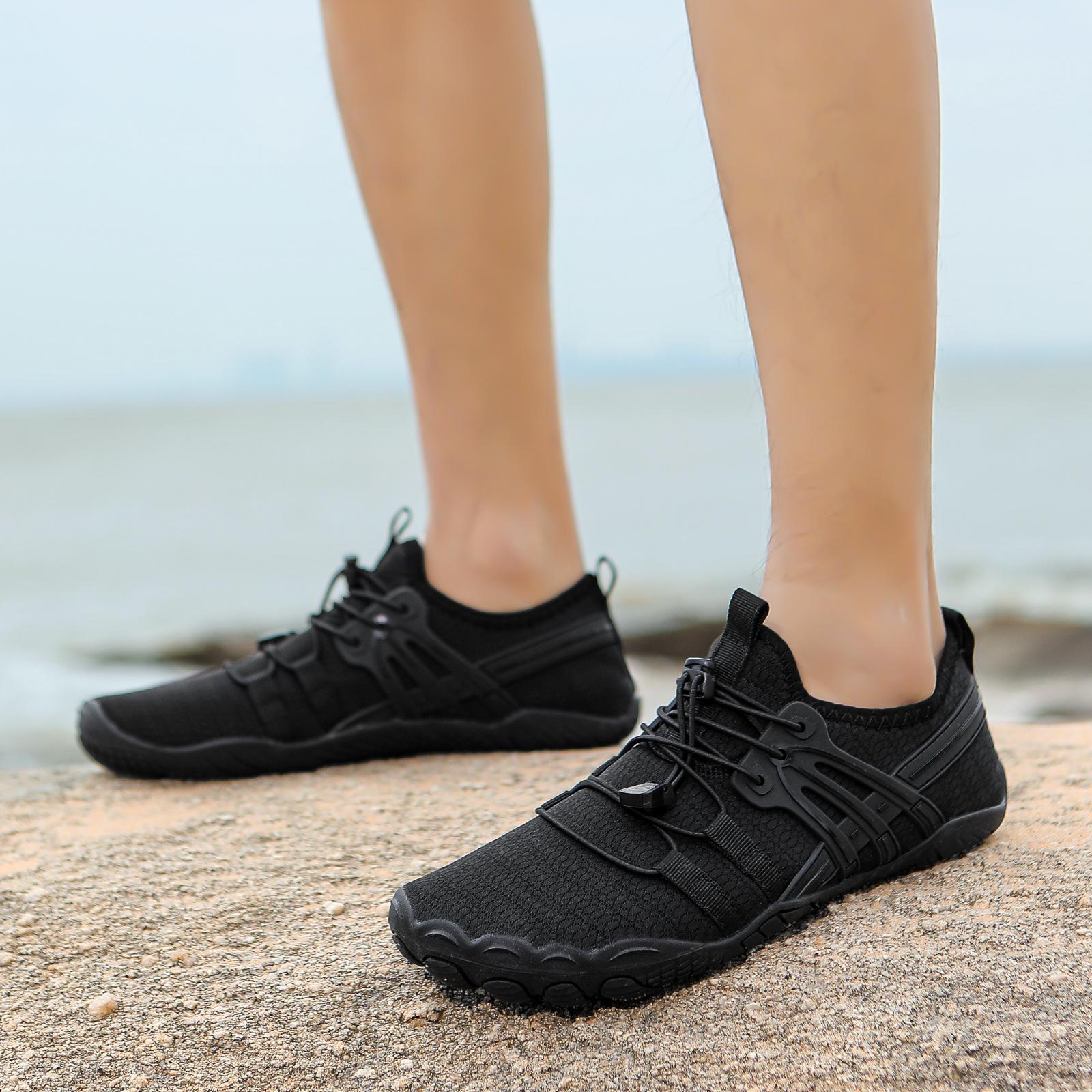 Mesler Men's Barefoot Trail Running Shoes Minimalist Wide Toe Box Design Zero Drop Non-Slip Rubber Sole for Gym Hiking Walking