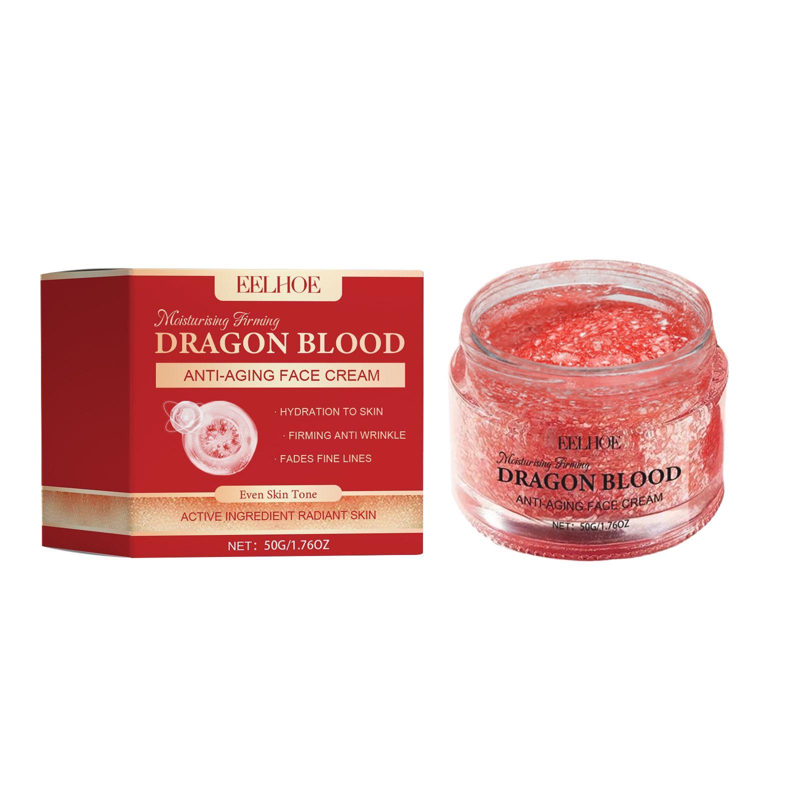 Dragon's Blood Moisturizing Facial Massage Cream, Firming Cream, Face Tightening Cream, 2 Counts/set Hydrating Face Cream, Face Lotion for Women & Men, Skin Care Product