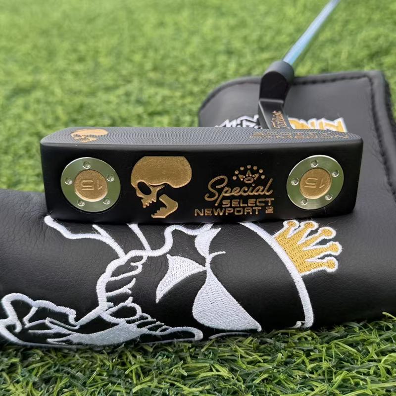 Newport 2 Skull Putter RH Limited Edition,Mens Putters, With Free Headcover,Total Command Through Tungsten Weighting and Red Dot Sight, Iconic Skull Design Delivers Dark Tech Precision with Tour-Validated Performance for the Discerning Golfer.