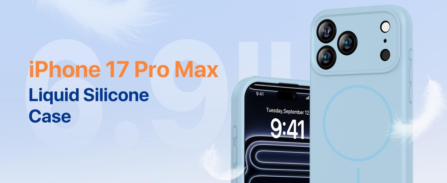 Miracase Magnetic for iPhone 17 Pro Max Case, Compatible with MagSafe, Integrated Silicone Camera Control Cover, 3.0mm Thicken Shockproof Drop Protection Phone Case for 17 ProMax, Clove Purple