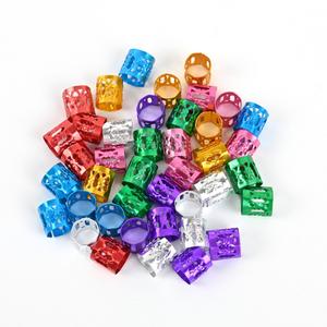 400 Hair  for Braids Accessories Dreadlocks Beads Hair Cuffs Hair Rings Hair Braid Clips Colorful Aluminum Adjustable Metal Hair Accessories for Women and Girls (Multi-colored)
