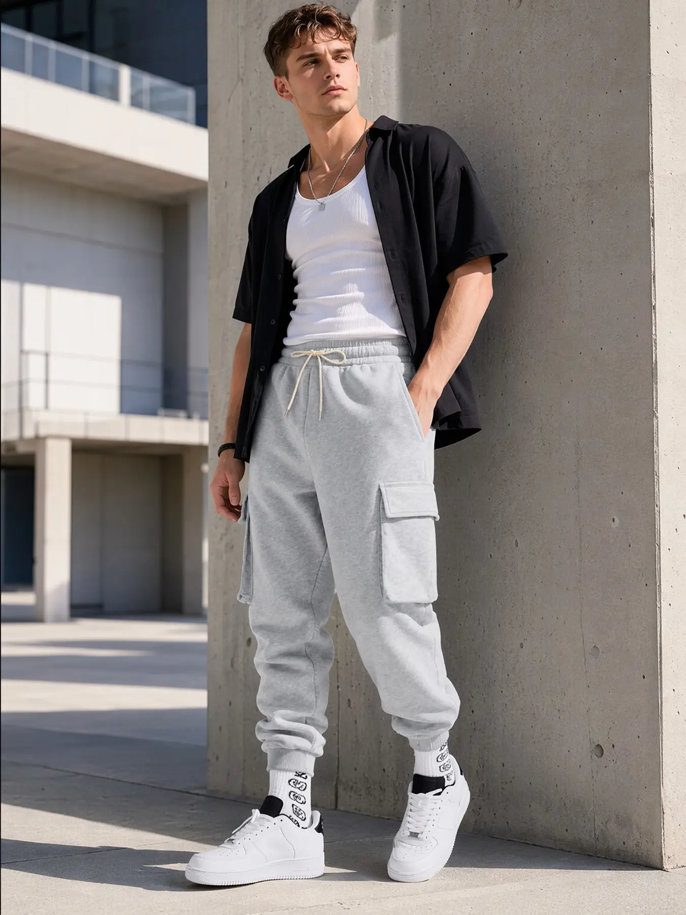 Men's 95% Premium Linen Trousers, Ultra-Lightweight Breathable Dress Pants, Relaxed Fit Casual Slacks, Wrinkle-Resistant Linen