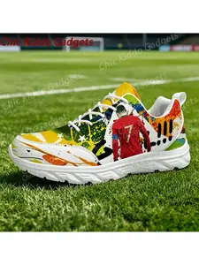 2026 Football Matches 7 GOAT Portuguese Republic Children Adult Shoes for Boys Girls Personalized Full Coverage Design Hot Selling Breathable Man Woman Universal Outdoor Lightweight Shoes Selection Gift