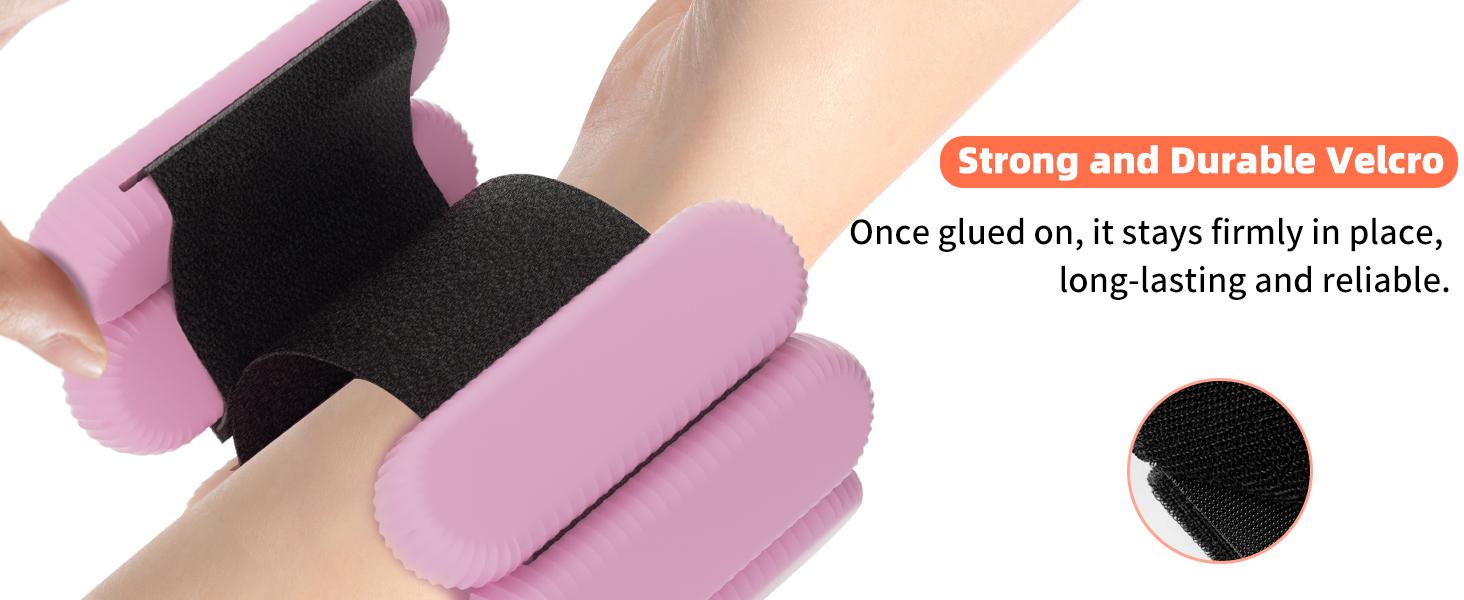 Adjustable Ankle Weights for Women Men,Wrist Weights set for Walking Running,1 Pair (1Lbs Each) Silicone Workout Weights for gym fitness, Jogging,yoga,pilates,strength training,physical therapy