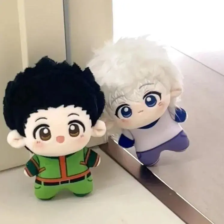 2026 hot item Anime Hunter x Hunter 10cm Killua Zoldyck GON Mini Body Plush Doll Kawaii Pendant Cosplay Keychain Stuffed Toys Plushie Gift Toy Popular toys