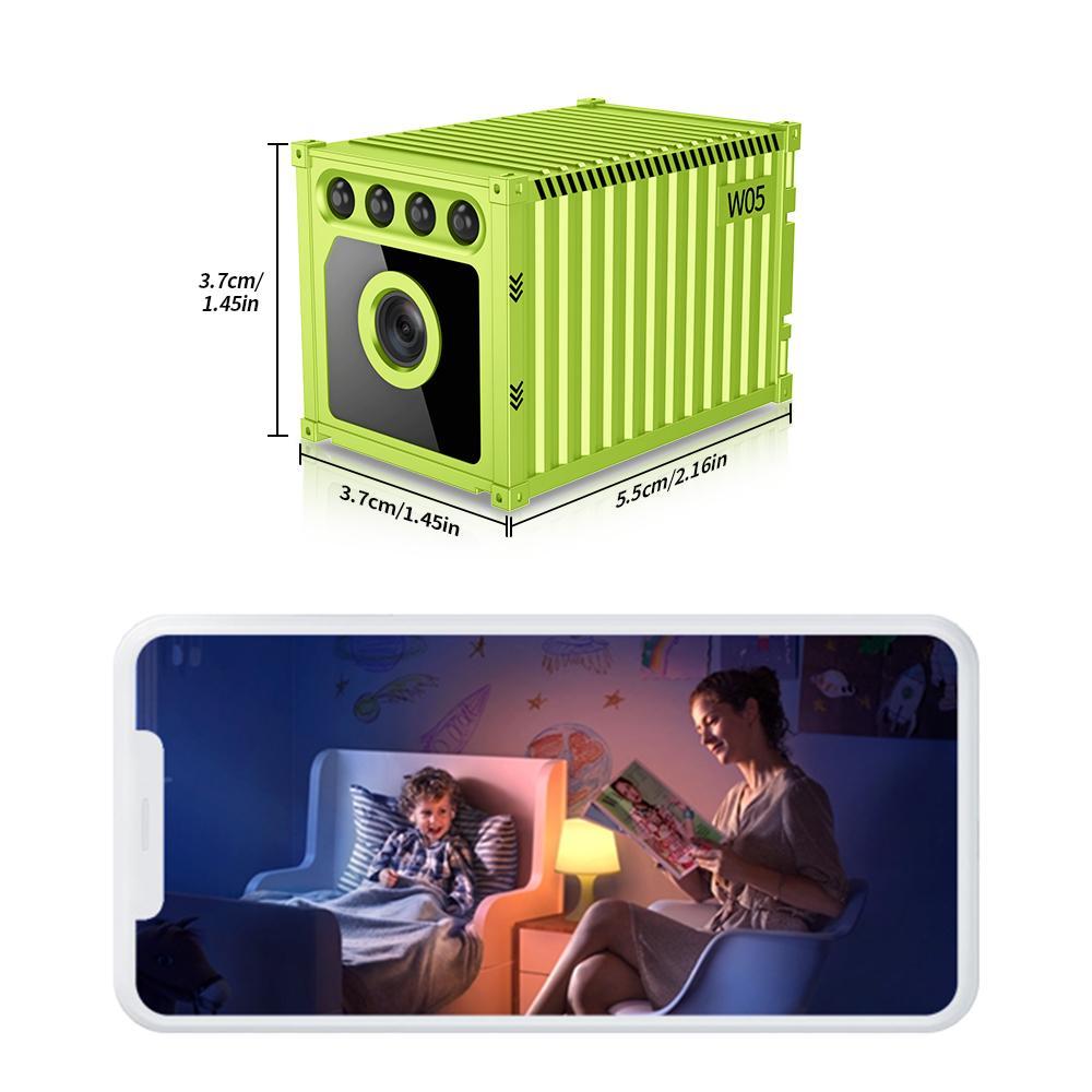 2K Dual-Band WiFi Window Camera, No-Drill Glass Mount, Clear Outdoor View, Color Night Vision, Easy Setup, Compact Indoor Camera for Home & Apartment, Smart Recording Device with 32GB Memory Card