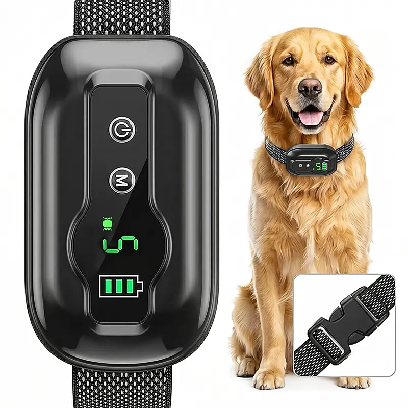 Papani Smart Ai Anti-Bark Collar for Large Medium Small Dogs, 5 Training Modes, Rechargeable Ip67 Waterproof, Adjustable Sensitivity