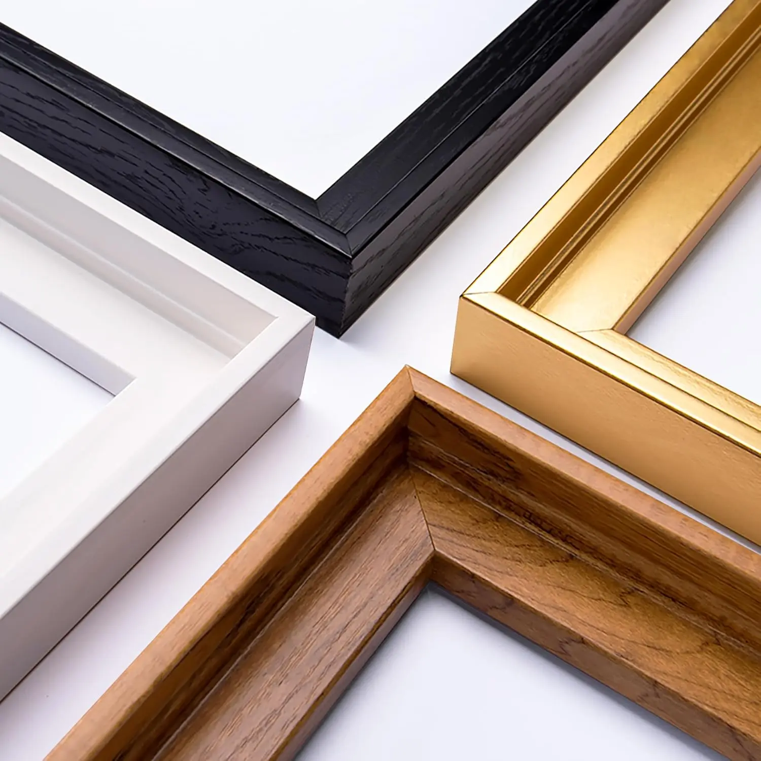 8x12 Canvas Floater Frame, Floater Frame for 0.6"-0.9" Deep Canvas Painting, Floating Frames for Oil Paintings, Painting Frames Kit(8"x12", Nut Brown)