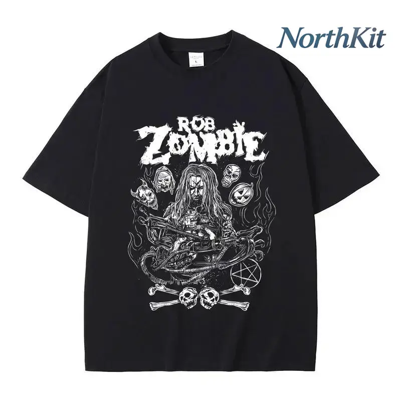 Limited Rob Zombie Hellbilly Deluxe Dragula Graphic T-shirt Men Women Gothic Vintage Oversized Tshirt Rock Metal Music T ShirtsTrendyTee, VintageTee, CoolTshirt, FunnyTshirt