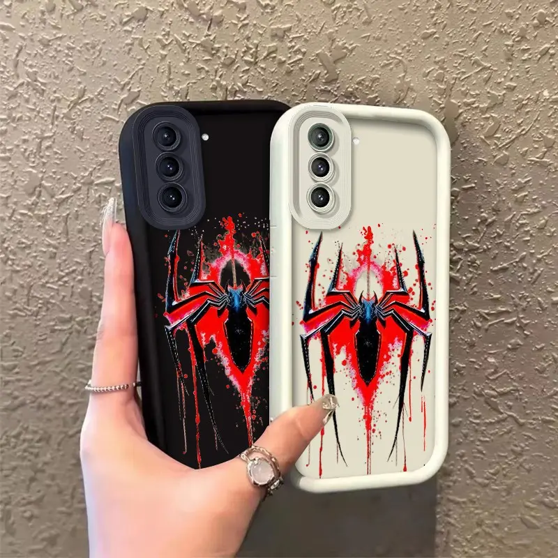 Phone case for Samsung GALAXY S21 S21PLUS TPU Gift Shockproof phone case with spider soft silicone Celestial Eye Layered Phone Case ROOJTNAIY