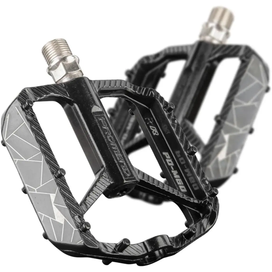 Bike Pedals 9/16" - 3 Sealed Bearings MTB Pedals, Aluminum Alloy Flat Pedals, Non-Slip Lightweight Platform for Mountain Bike/Road/BMX/Cycling