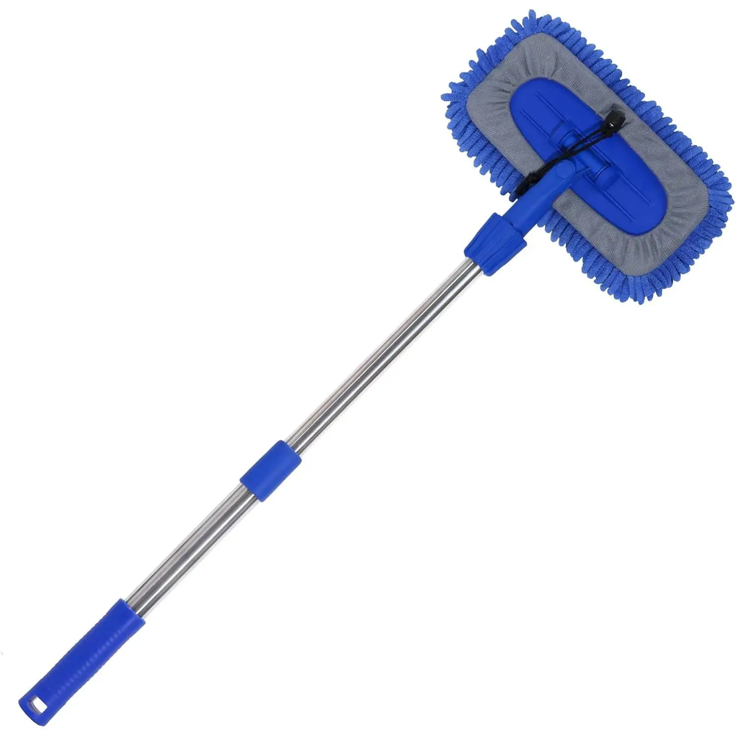 Wash Brush Mop Cleaning Tool with 20"-29" Retractable Stainless Steel Handle, Wash Mop  Detailing Cleaning Brush Care Kit for  , Sedan, SUV, RV,