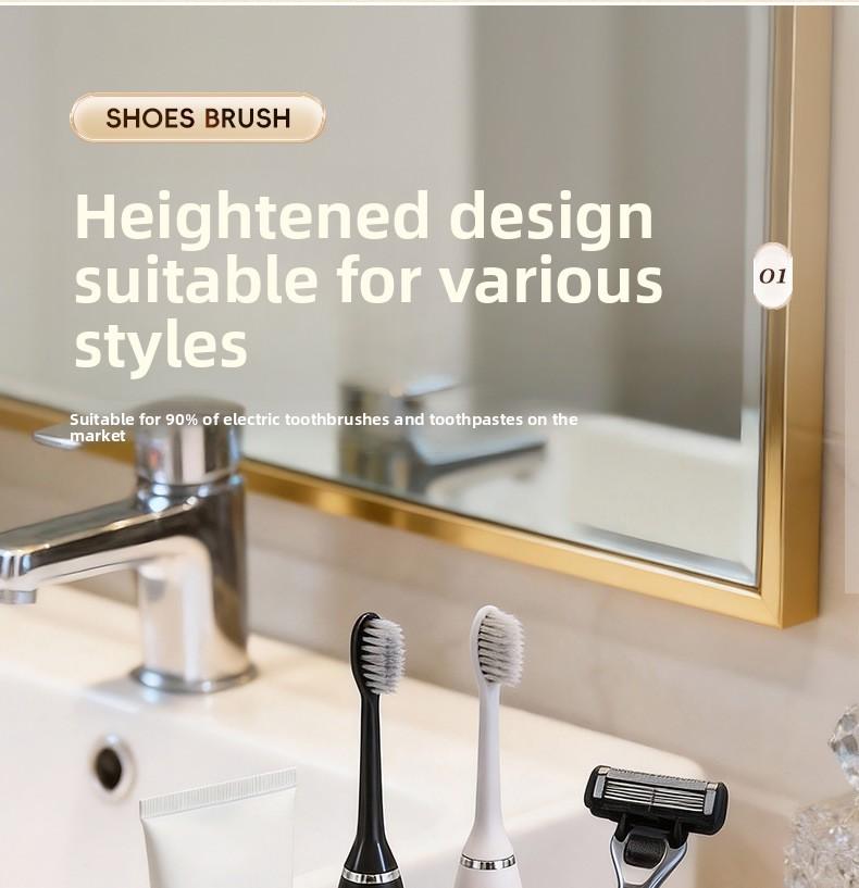 4-Slot Electric Toothbrush Holder, Modern Bathroom Countertop Organizer, Toothpaste Stand Storage Rack