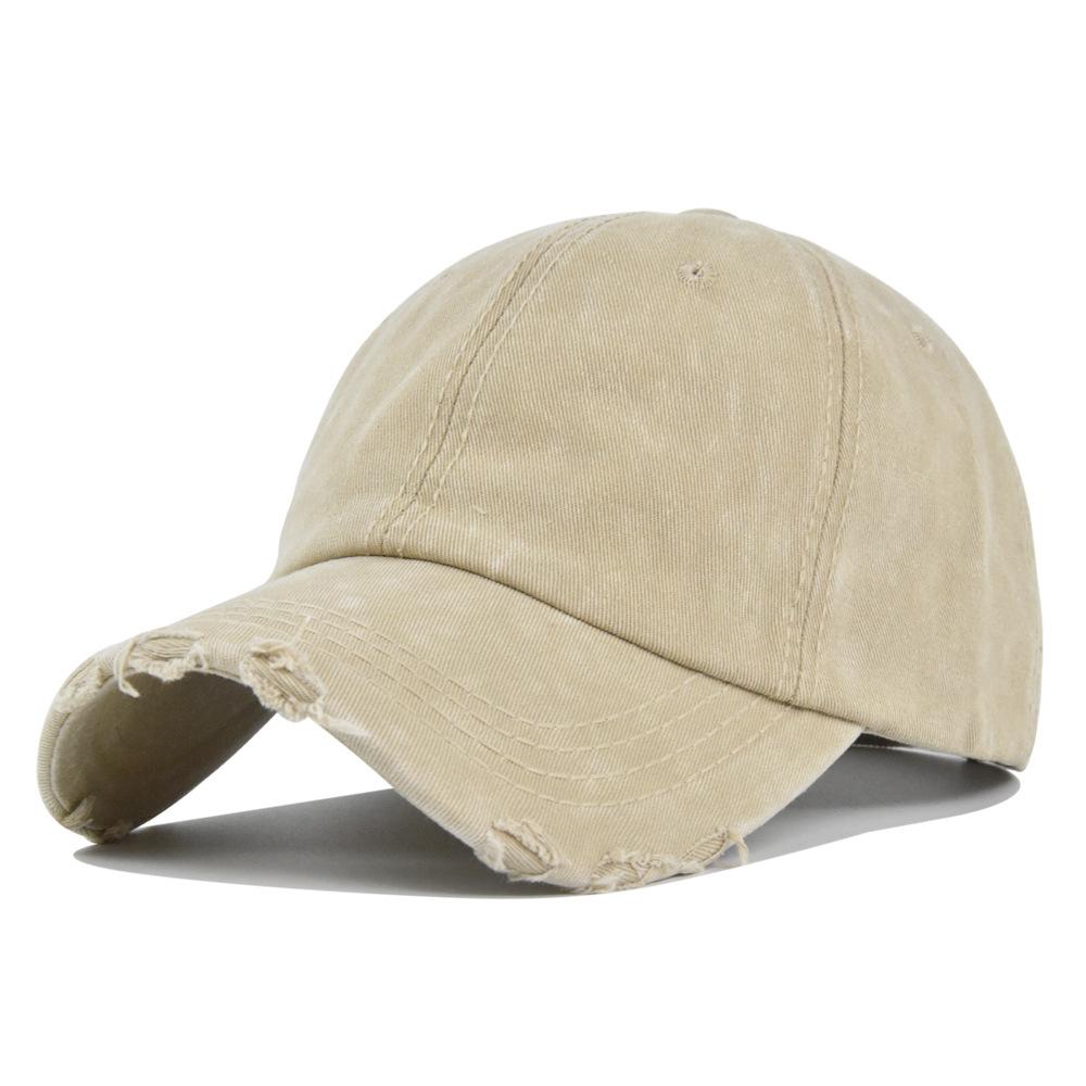 New vintage baseball cap, simple duckbill cap, outdoor sports cap, curved brim sunshade cap