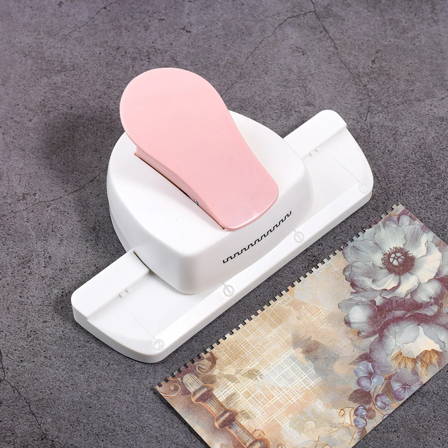 Stamp Border Paper Punch, Easy Alignment Decorative Edge Cutter for Card Making, Scrapbooking, Journaling, Photo Trimming, Gift Tags, Handmade Albums, DIY Invitations, School Projects and Creative Paper Crafts