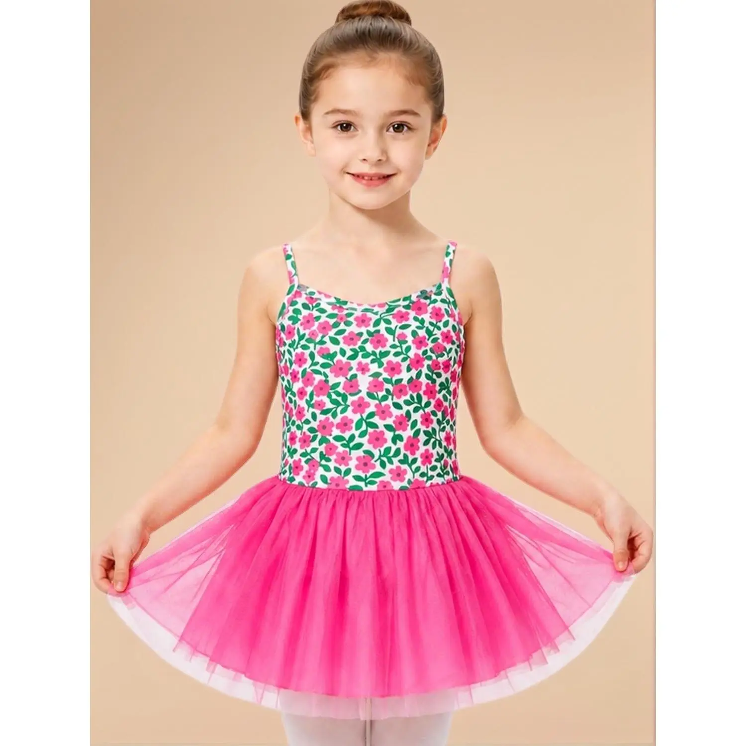 2‑8Y Girls Ballet Leotard Toddler Ballerina Dance Costume Kids Dancewear for Little Dancers