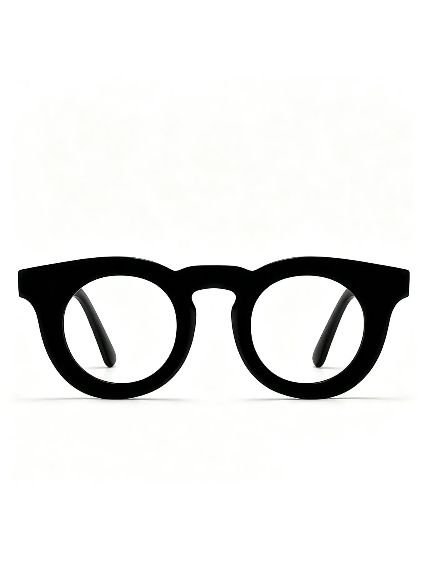 Unisex Vintage Round Frame Eyeglasses, Handmade Italian Style, Full Frame Retro Spectacles, Lightweight Frame Design Eyewear for Casual Business Party Cosplay, Fashion Gift 1pc