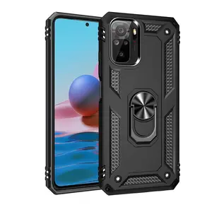 Case for Xiaomi Redmi Note 10S/Poco M5S/Redmi Note 10 4G Anti-Slip Durable, 360° Rotating Metal Ring Stand, Dual Layer Protection, Shockproof for Xiaomi Redmi Note 10S/Poco M5S/Redmi Note 10 4G Phone Case