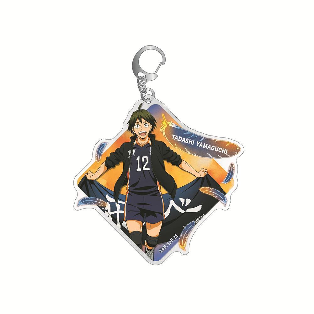 Anime peripherals Keychain Accessories Shoyo Hinata figure Tobio Kageyama Oikawa Tooru Bag Pendant Acrylic Key Ring friends Gift