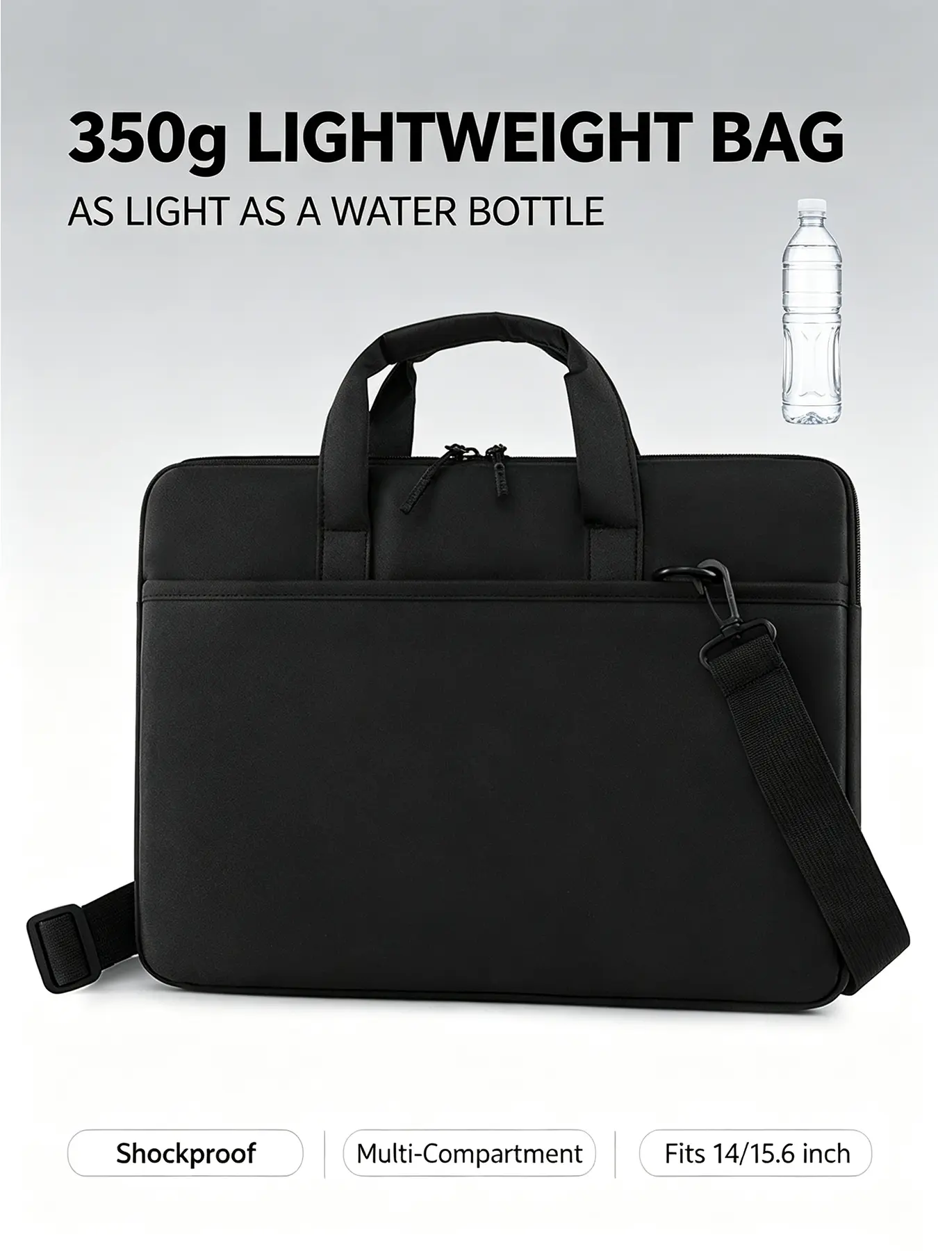 14/15.6 Inch Lightweight Multi-Functional Laptop Backpack, Travel Office Daily Essential, Canvas Material, All Seasons Use