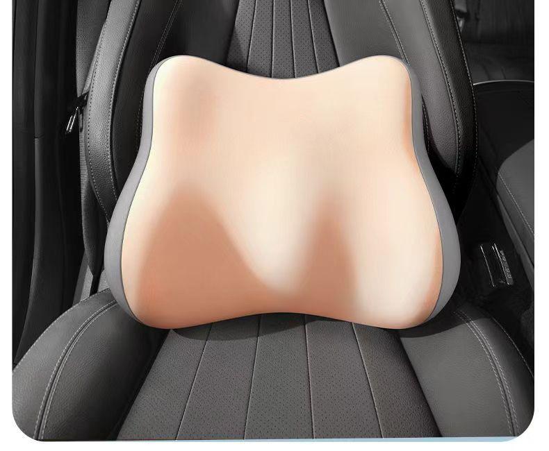 Car headrest and lumbar support for drivers, memory foam waist support for long-term sitting, car shoulder pillow, car accessories