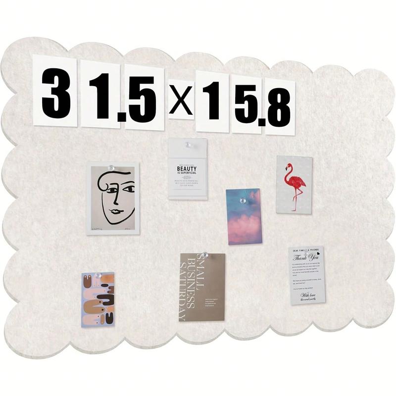 31.5 X 15.8-Inch Foldable Cork Billboard, Decorative Wall Replacement With  Removable Adhesive Sheet, Perfect For Displaying Artworks, Photos And Documents, Visual Board Display corner