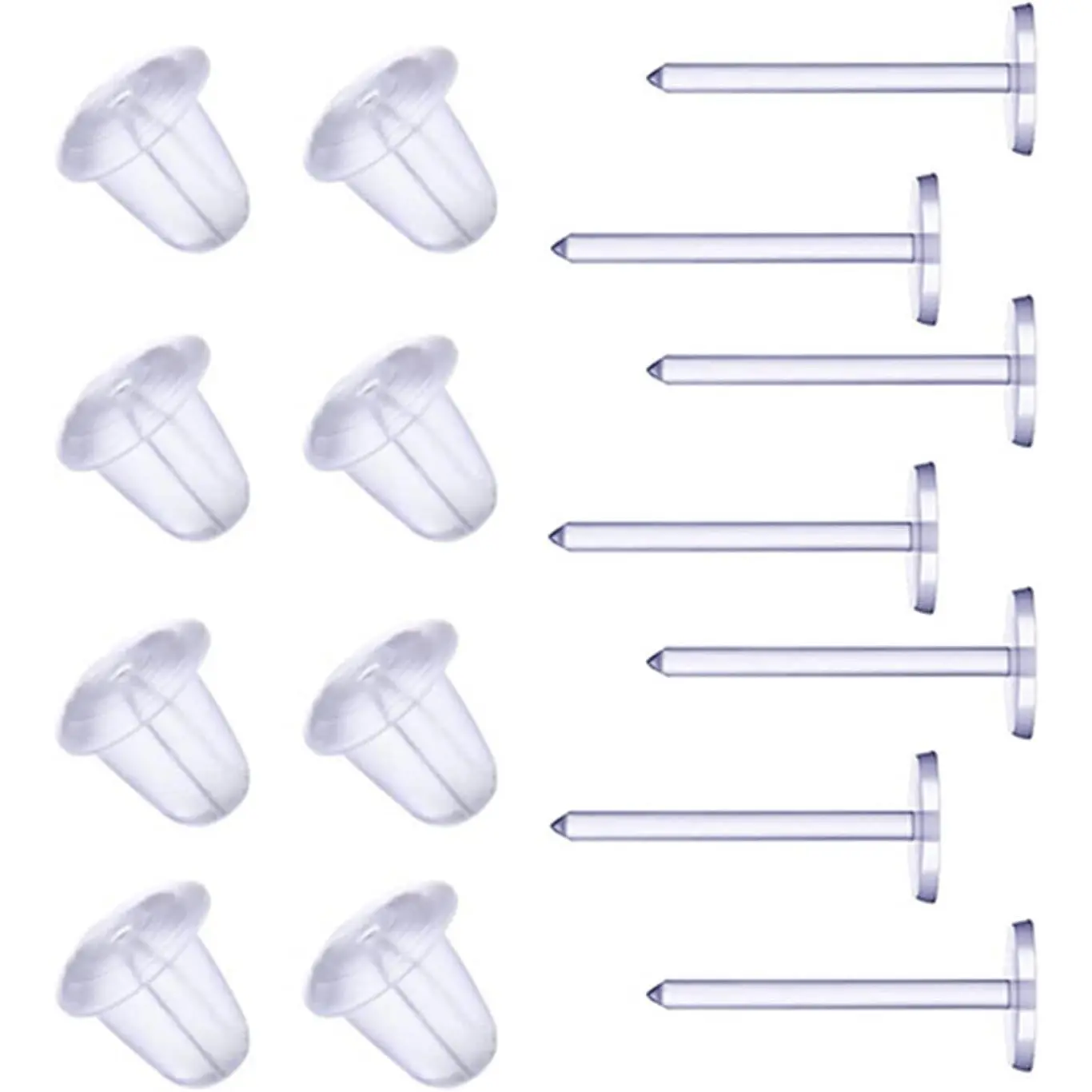 Clear Earrings for /Work Plastic Earrings for / Ears
