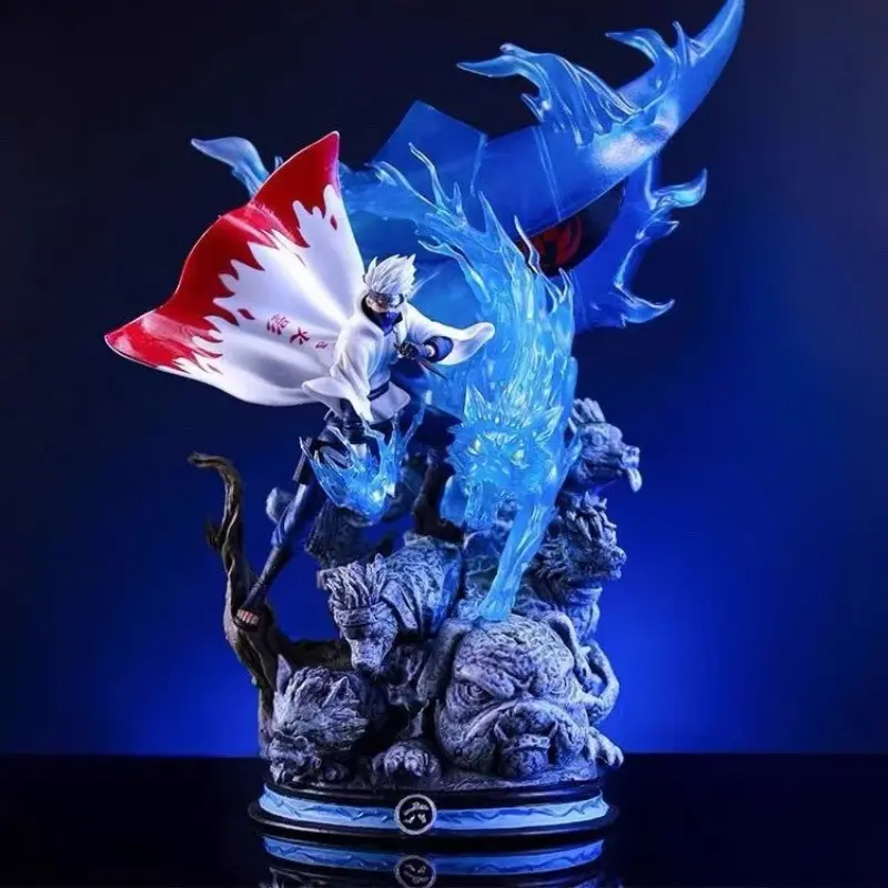 Naruto Sixth Hokage Kakashi Figure 22cm, Large Anime Collectible Statue, Perfect Gift for Fans, Detailed Action Figure Model