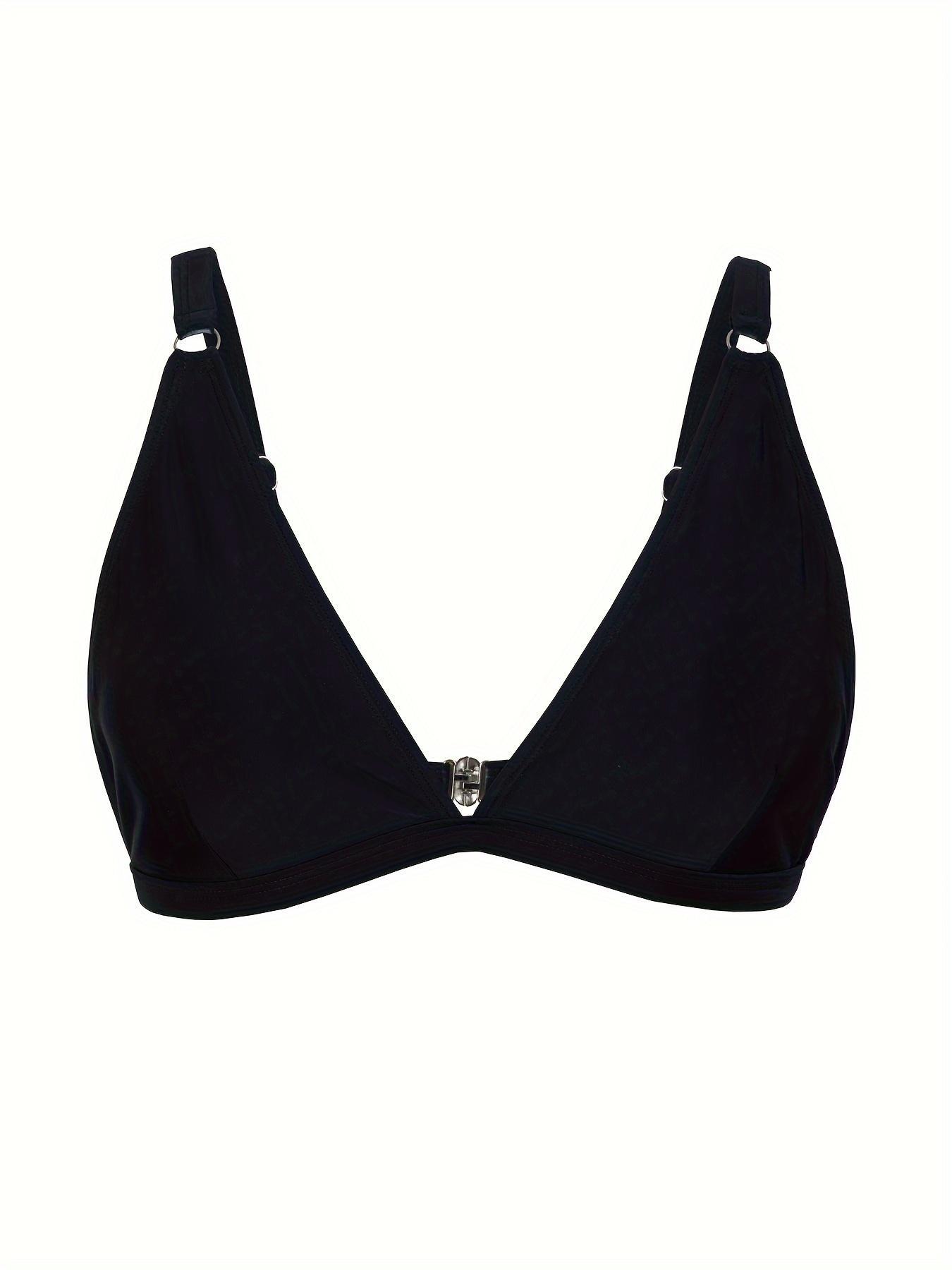 Women's 2026 New Arrival High Cut 2-Piece Triangle Bikini Set - Adjustable Shoulder Straps Swim Top, Fitted Swim Bottom, Adjustable Sizing Style for Summer Beach Pool Vacation, Adjustable Sizing Bikinis Set