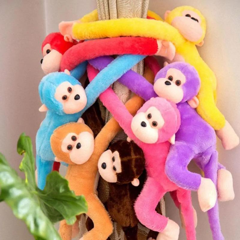 Cute Monkey Plush Doll 6-Color Soft Plush Toy Home Decoration Gift 60cm