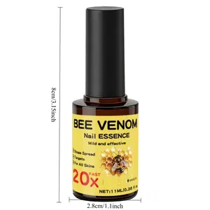 Super Strong Bee Venom Toe Nail Care Liquid Plus+, 7-Day Nail Renewal, 98% Appearance Change, Quick Hardening, Promotes Nail Health