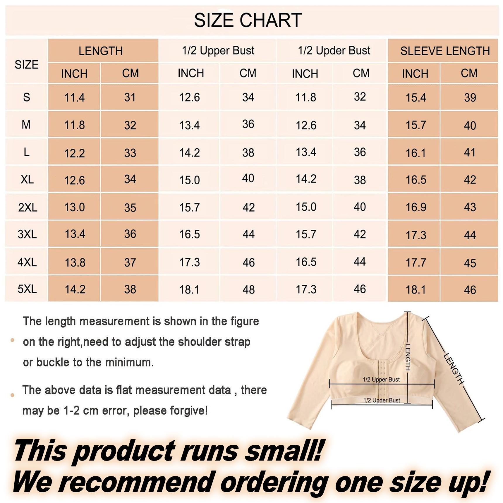 2PCS Arm Shaper for Women Post Surgery Arm Lipo Compression Sleeves Arm Front Closure Shapewear Bra Body shaper Seamless Shapewear