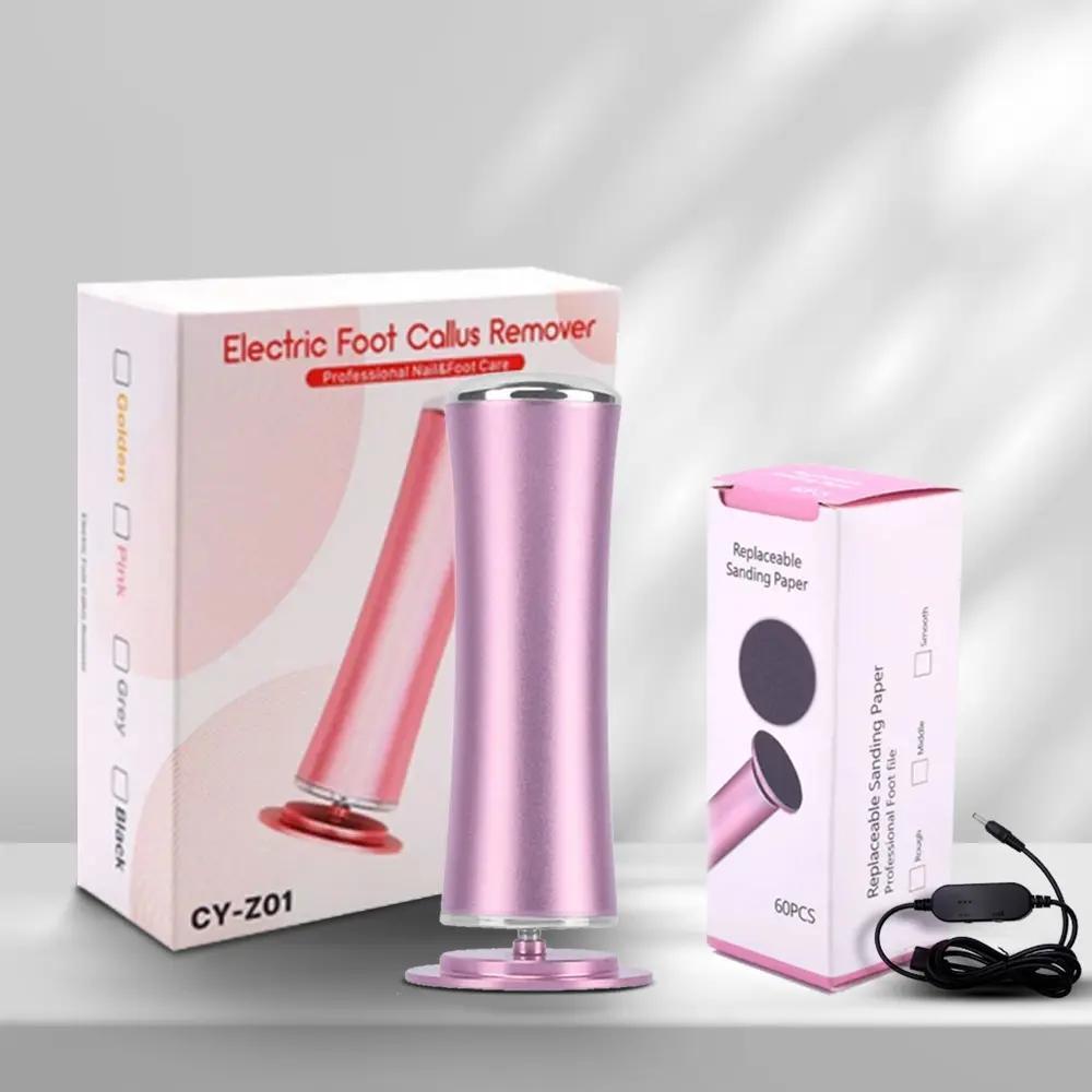 Electric Foot File, Foot Dead Skin Remover With 60pcs Replacement Sandpaper, Callus Remover Tool, Pedicure Tool For Home & Travel