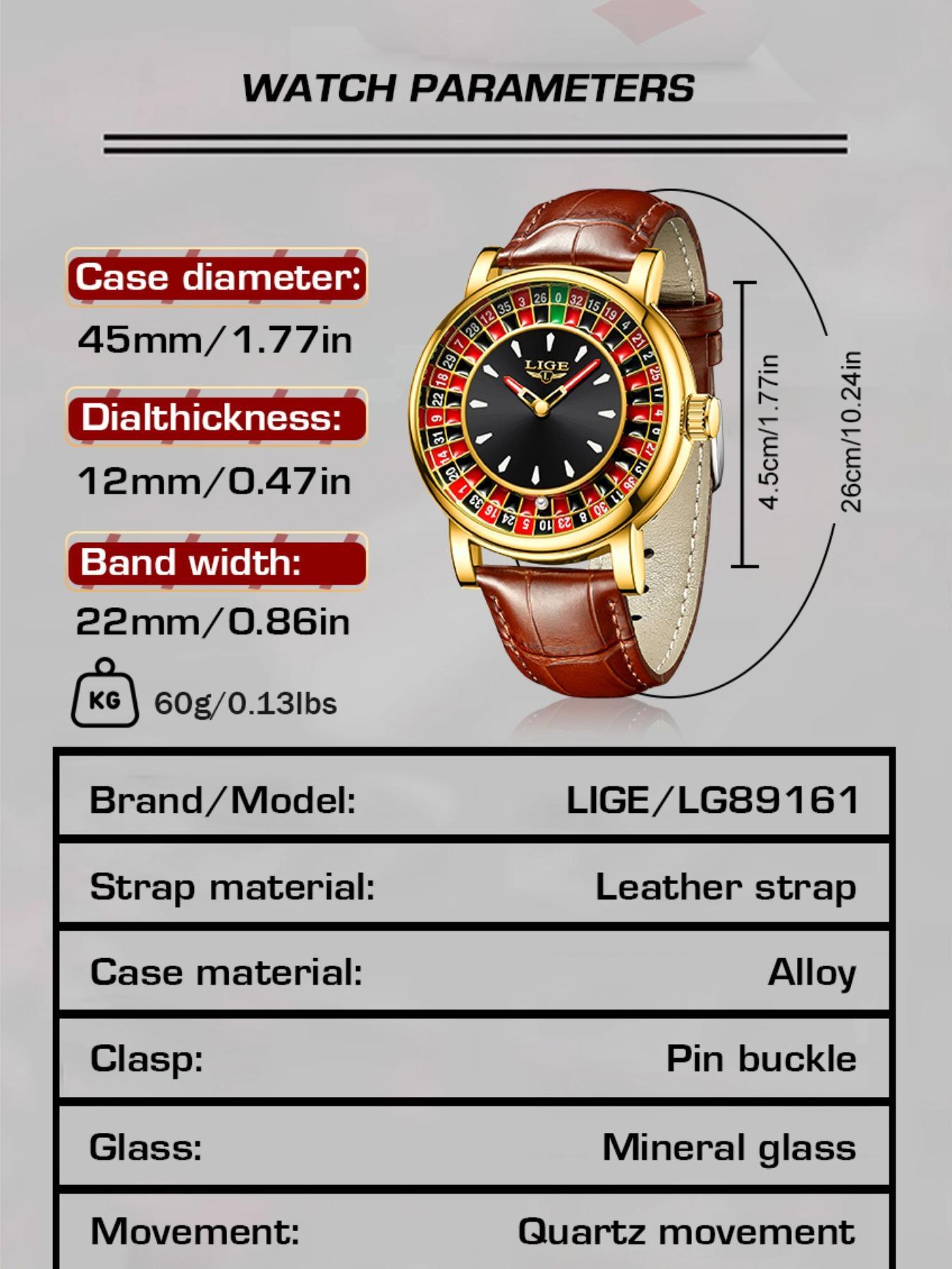 Men's Fashion Casual Round Dial Russian Roulette 12 Zodiac Theme Interactive Analog Quartz Watch, Waterproof Design for Parties and Daily Wear, Quartz Wristwatch, Quartz Analog Watches Men's Fashion Casual Round Dial Russian Roulette 12 Zodiac Theme Interactive Analog Quartz Watch, Waterproof Design for Parties and Daily Wear, Quartz Wristwatch, Quartz Analog Watches