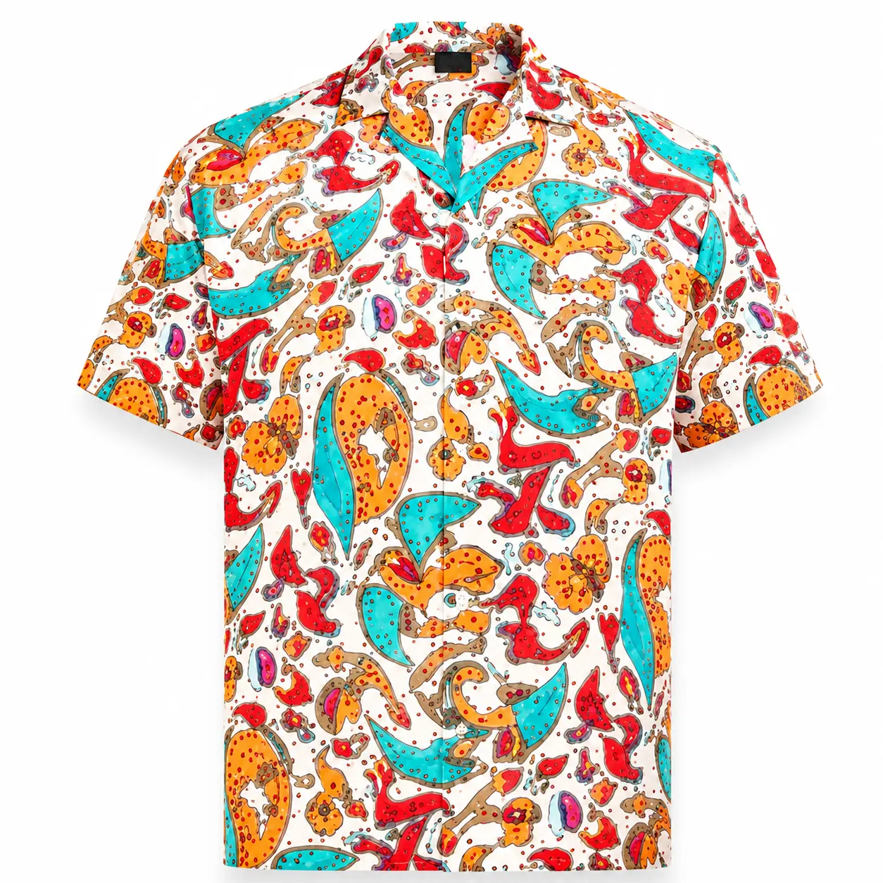 Multi-color printing Hawaiian Shirt for Men – Funny, Breathable & Comfy Tropical Outfit, Perfect Gift for Him on Birthday, Mother’s Day, Father’s Day, Christmas & Summer Vacation