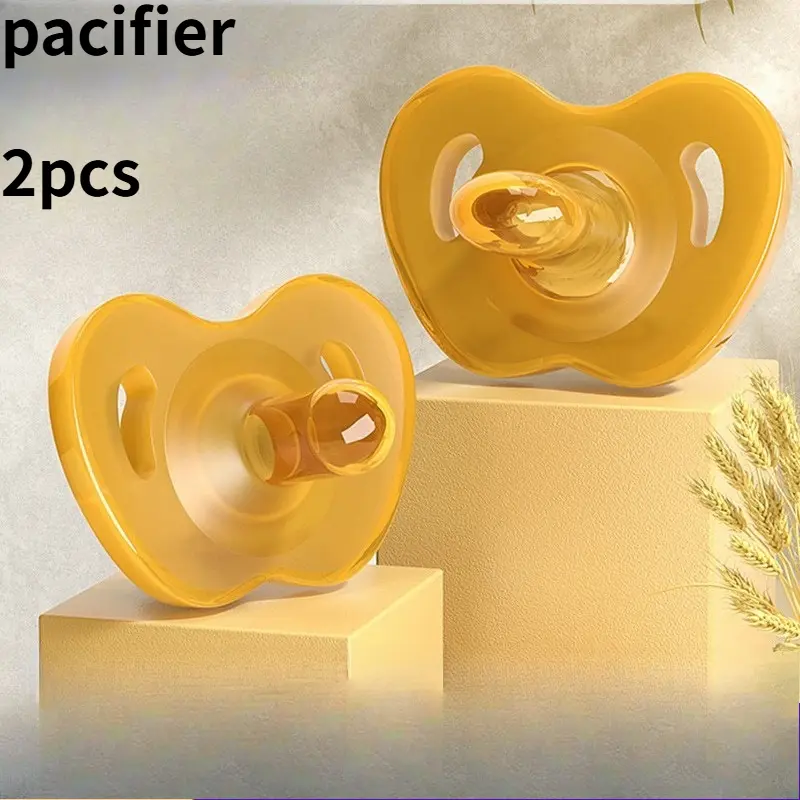 Imitation Breast Milk Soothing Pacifier Anti-Colic Anti-Buck Teeth Design Newborn Infant Teething Soother Soft Safe Baby Sleep Pacifier Bite Relief Teether Easy Clean Portable Toddler Nursing Accessory