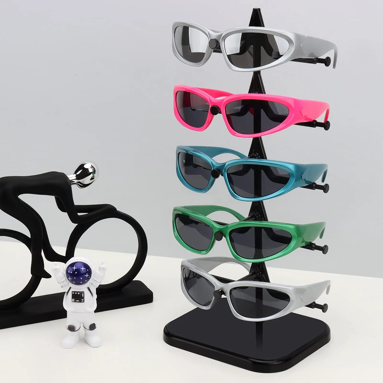 Designer Sunglasses Display Rack, Practical Glasses Holder, Organize Eyewear, Desktop Vanity Table Retail Display Counter