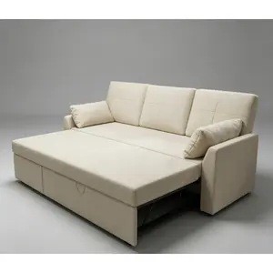 [Ships in 2 Boxes] [Summerwins][Fathersdaygift]  L-Shaped Sectional Storage Sofa with Chaise, Reversible Sleeper Sofa Bed, 2-in-1 Pull Out Couch Living Room Furniture/Best Gift Ideas/Christmas Gifts