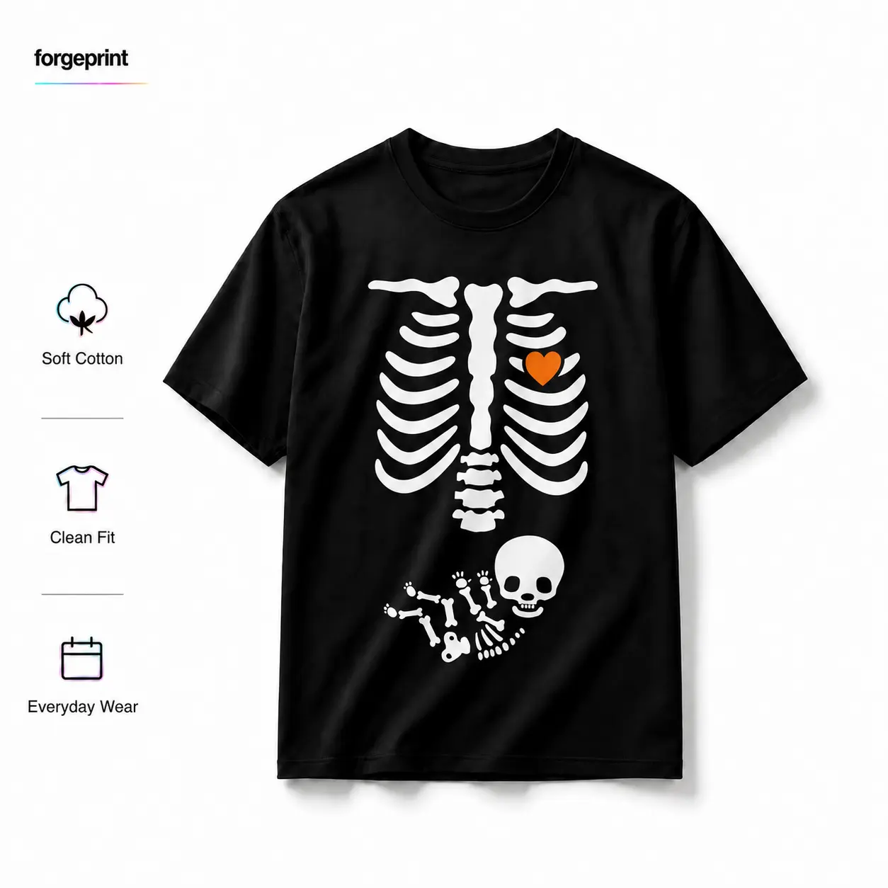Skeleton Halloween Maternity Shirt, Funny Pregnancy Announcet Shirt 2026, Pregnant Wo Costume, Fall New Mom Shirt
