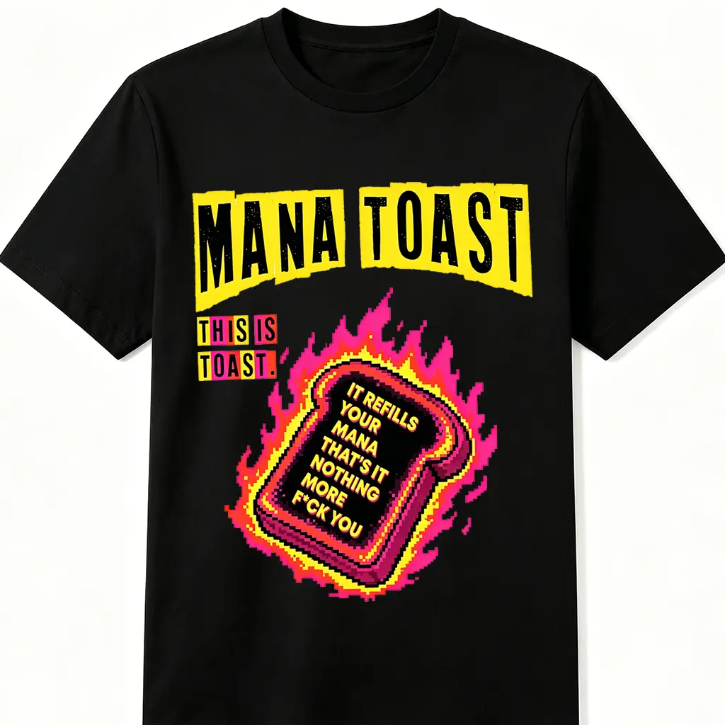 Dungeon Crawler Carl cotton men's Shirt Retro Princess Donut Mana Toast graphic tees THIS IS Toast Sci Fi Book Classic Gift y2k Top Trending Casual DCC
