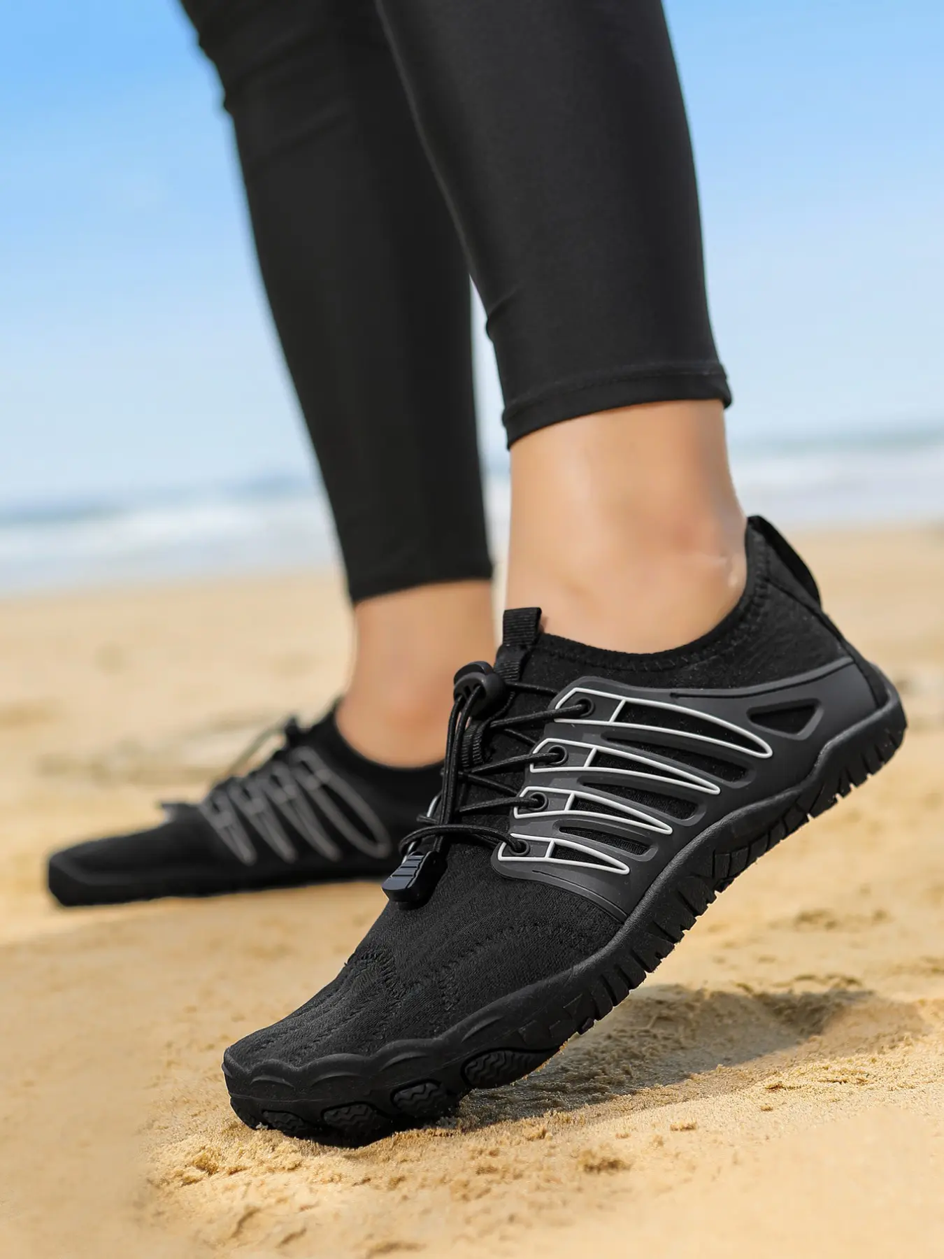 Unisex Amphibious Hiking Sporty Water Shoes, Soft Comfortable Mesh Breathable Design, Ideal for Beach & Fishing, Indoor Fitness & Outdoor Activities