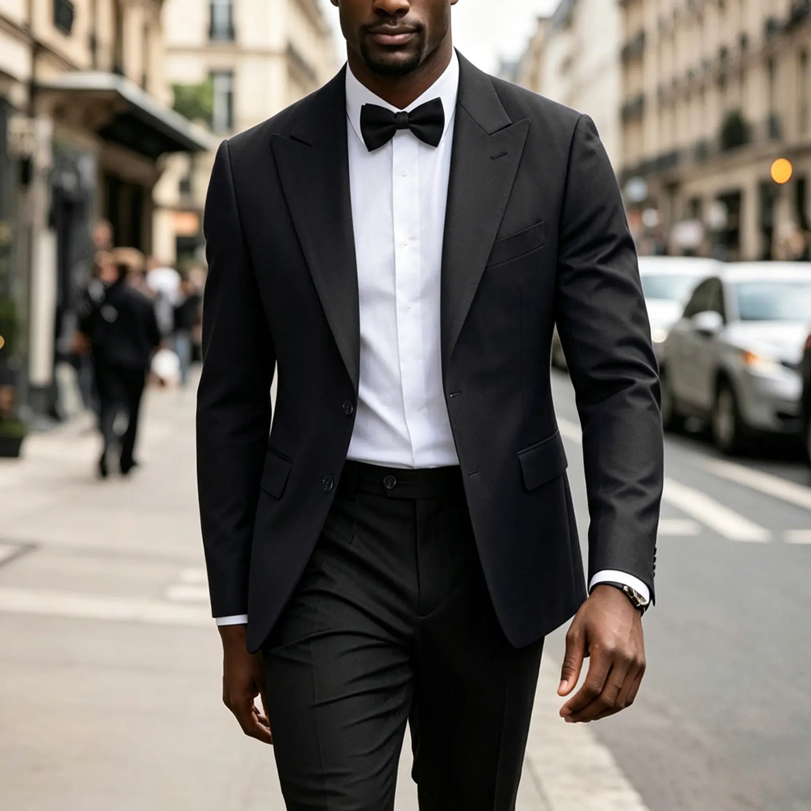 Men's 2-Piece Stretch Suit | Chic Solid Polyester Blazer & Pants Set with Peak Lapels - Formal Comfort for Work & Weddings, Buttons, Basics, Hand Wash, Fitted, Dry Cleaning, 2 Piece Men's Suits, Classic, Fabric