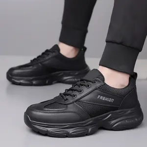 Bdhjydb Men's Fashion Low Top Sneakers with Random Pattern, PU Upper Casual Sports Shoes for All-Season Running and Walking