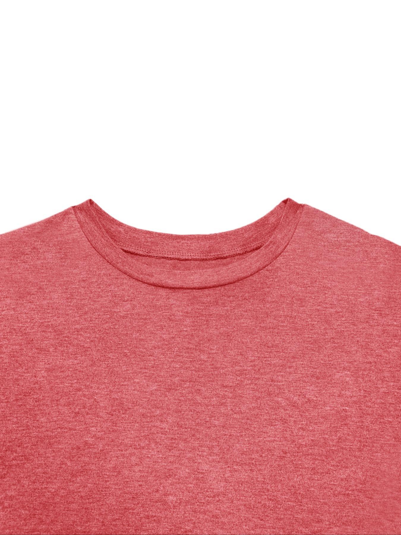 Women's Plain Round Neck Fitted Dress, Casual Crew Neck Short Dress for Spring & Fall, Women's Clothing for Daily Wear