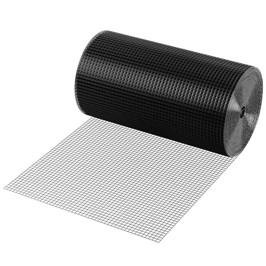 SummerWinsGalvanized 19 Gauge Vinyl Coated Hardware Cloth, 24''x100' Wire Mesh Roll for Chicken Coop Barrier, Poultry Enclosures, Rabbit Fencesdealsforyoudays