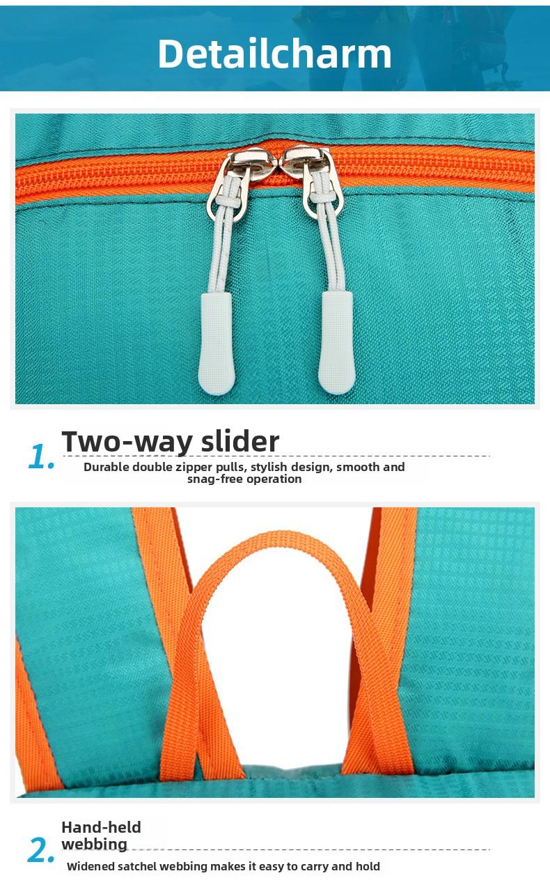 Sports Backpack Lightweight Travel Portable Folding Bag Men and Women Outdoor Mountaineering Bag Hiking Waterproof Backpack