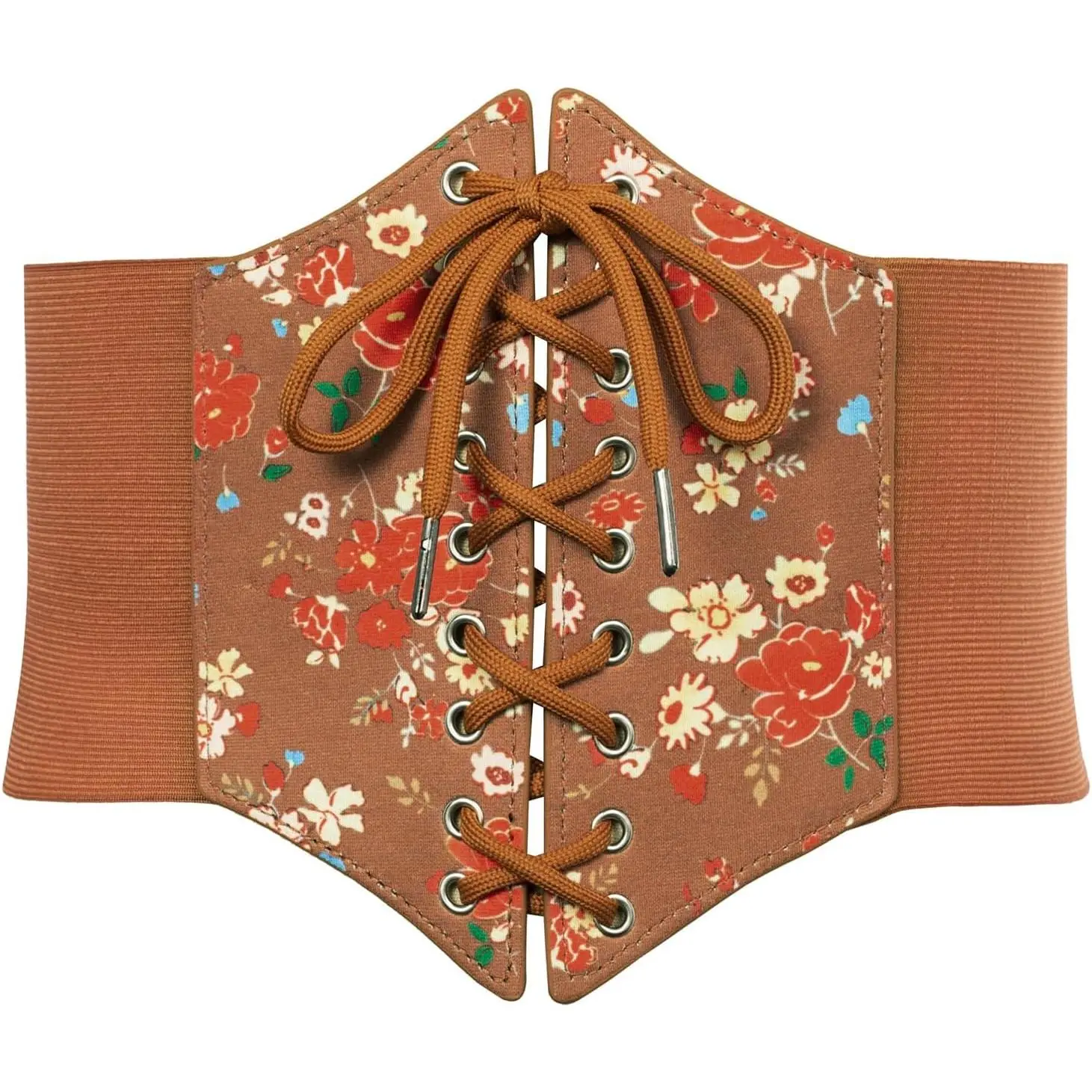 Womens Corset Belt  Lace-up Cinch Elastic  Belt
