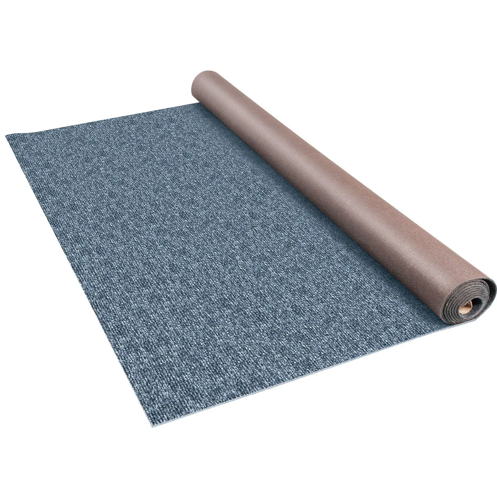 VEVOR Gray Marine Carpet 6 ftx 18 ft Boat Carpet Rugs Indoor Outdoor Rugs for Patio Deck Anti-Slide TPR Water-Proof Back Cut Outdoor Marine Carpeting Easy Clean Outdoor Carpet Roll