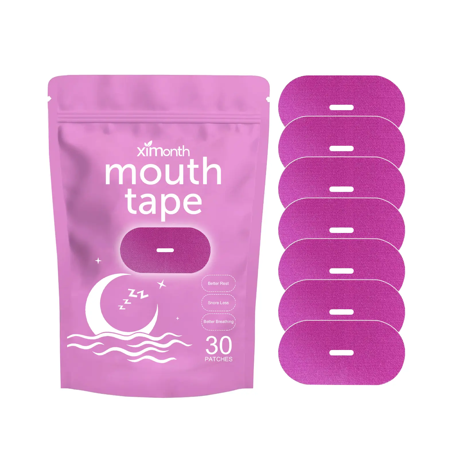 Ximonth Sleep Patch, Gentle Nasal Care Night Sleep Atmosphere Enjoy A Peaceful Night Sleep Patch